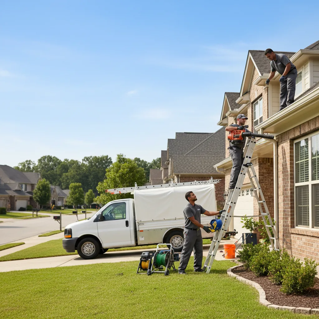 Home Gutter Service in Shobonier, IL near me